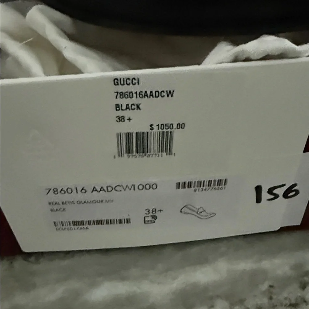 Gucci Black Leather Loafers with Gold Bit Detail - Picture 5 of 10